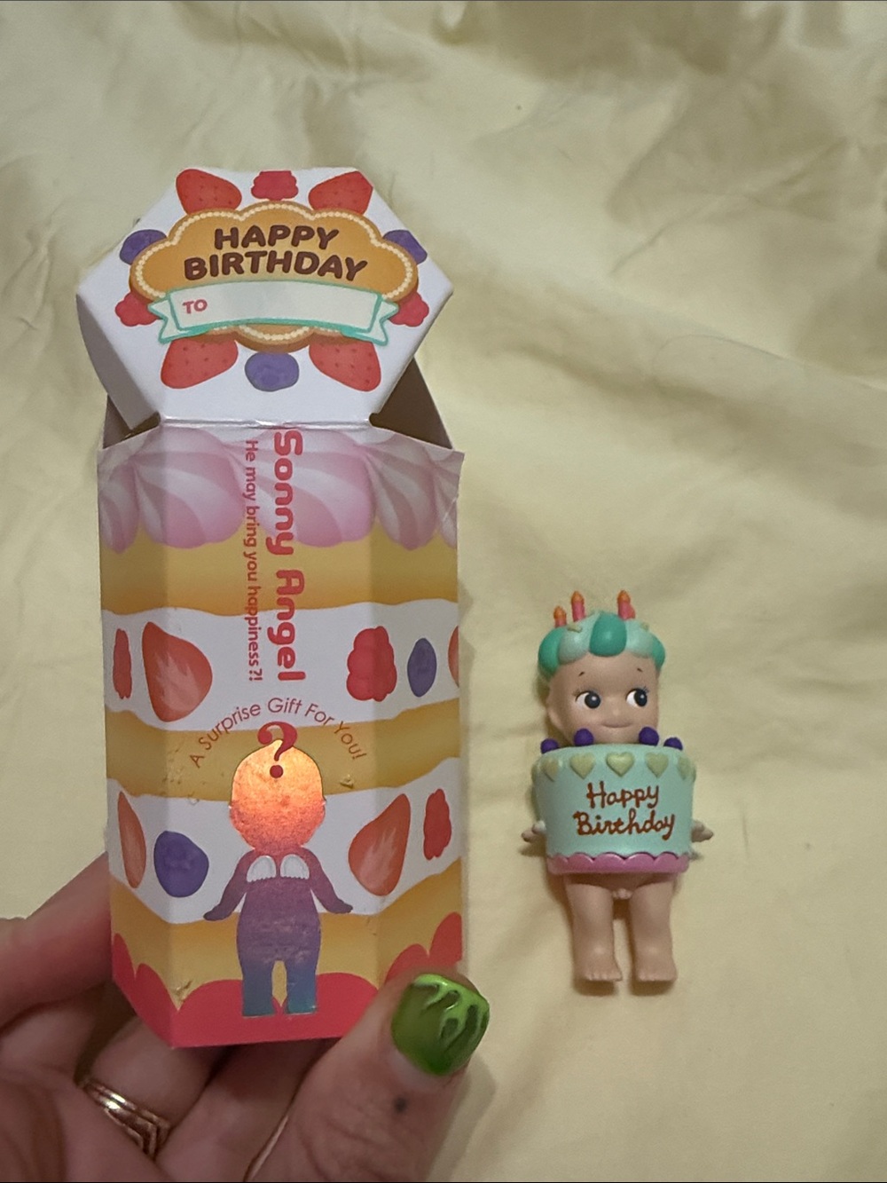 SONNY ANGEL HAPPY BIRTHDAY CAKE - MINT CAKE